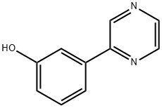 3-(pyrazin-2-yl)phenol Struktur