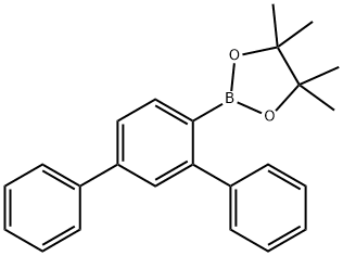 1,3,2-Dioxaborolane, 4,4,5,5-tetramethyl-2-[1,1':3',1''-terphenyl]-4'-yl- Struktur