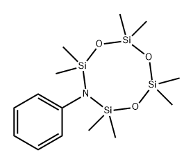 1,3,5-Trioxa-7-aza-2,4,6,8-tetrasilacyclooctane, 2,2,4,4,6,6,8,8-octamethyl-7-phenyl-