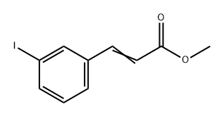 2-Propenoic acid, 3-(3-iodophenyl)-, methyl ester Struktur