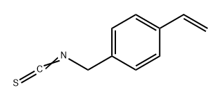 Benzene, 1-ethenyl-4-(isothiocyanatomethyl)- Struktur