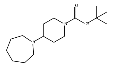 1-Piperidinecarboxylic acid, 4-(hexahydro-1H-azepin-1-yl)-, 1,1-dimethylethyl ester