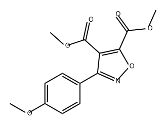 4,5-Isoxazoledicarboxylic acid, 3-(4-methoxyphenyl)-, 4,5-dimethyl ester