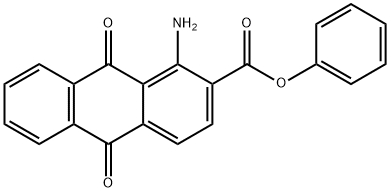 Phenyl 1-aminoanthraquinone-2-carboxylate Struktur