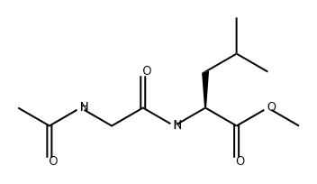 L-Leucine, N-(N-acetylglycyl)-, methyl ester (9CI)