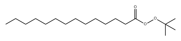 Tetradecaneperoxoic acid 1,1-dimethylethyl ester Struktur