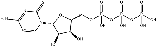 Cytidine 5'-(tetrahydrogen triphosphate), 2-thio- Struktur