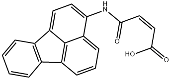 2-Butenoic acid, 4-(3-fluoranthenylamino)-4-oxo-, (2Z)-