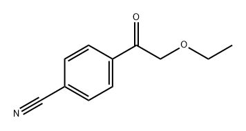 Benzonitrile, 4-(2-ethoxyacetyl)- Struktur