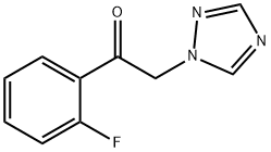 Ethanone, 1-(2-fluorophenyl)-2-(1H-1,2,4-triazol-1-yl)- Struktur