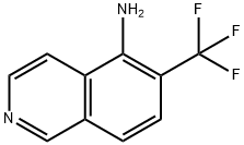 5-Isoquinolinamine, 6-(trifluoromethyl)- Struktur