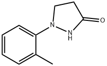 3-Pyrazolidinone, 1-(2-methylphenyl)- Struktur