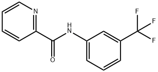 2-Pyridinecarboxamide, N-[3-(trifluoromethyl)phenyl]- Struktur