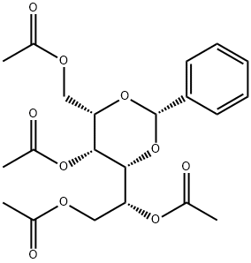 D-Glucitol, 2,4-O-(phenylmethylene)-, tetraacetate, (S)- (9CI)