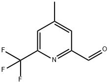 2-Pyridinecarboxaldehyde, 4-methyl-6-(trifluoromethyl)- Struktur