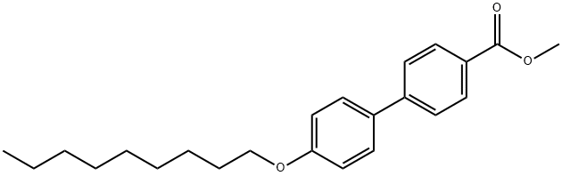 [1,1'-Biphenyl]-4-carboxylic acid, 4'-(nonyloxy)-, methyl ester Struktur