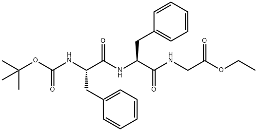 Glycine, N-[(1,1-dimethylethoxy)carbonyl]-L-phenylalanyl-L-phenylalanyl-, ethyl ester