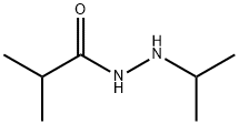 Propanoic acid, 2-methyl-, 2-(1-methylethyl)hydrazide Struktur