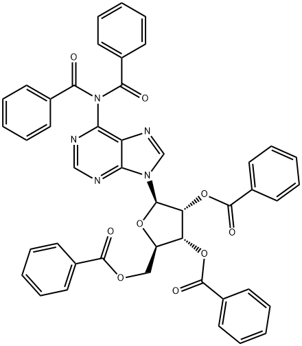 Adenosine, N,N-dibenzoyl-, 2',3',5'-tribenzoate