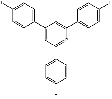 Phosphorin, 2,4,6-tris(4-fluorophenyl)- Struktur