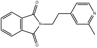 1H-Isoindole-1,3(2H)-dione, 2-[2-(2-methyl-4-pyridinyl)ethyl]- Struktur