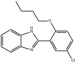 1H-Benzimidazole, 2-(2-butoxy-5-chlorophenyl)- Struktur