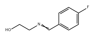 Ethanol, 2-[[(4-fluorophenyl)methylene]amino]- Struktur