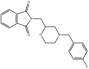 1H-Isoindole-1,3(2H)-dione, 2-[[4-[(4-fluorophenyl)methyl]-2-morpholinyl]methyl]-