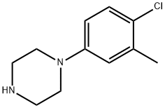 Piperazine, 1-(4-chloro-3-methylphenyl)- Struktur