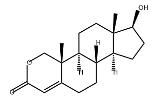 Cyclopenta[5,6]naphtho[1,2-c]pyran-2(4H)-one, 4a,4b,5,6,6a,7,8,9,9a,9b,10,11-dodecahydro-7-hydroxy-4a,6a-dimethyl-, (4aR,4bS,6aS,7S,9aS,9bR)- Struktur