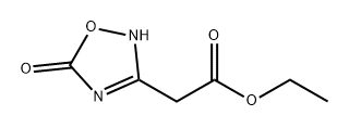 1,2,4-Oxadiazole-3-acetic acid, 2,5-dihydro-5-oxo-, ethyl ester Struktur