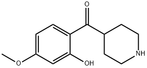 Methanone, (2-hydroxy-4-methoxyphenyl)-4-piperidinyl- Struktur