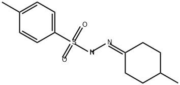 Benzenesulfonic acid, 4-methyl-, 2-(4-methylcyclohexylidene)hydrazide Struktur