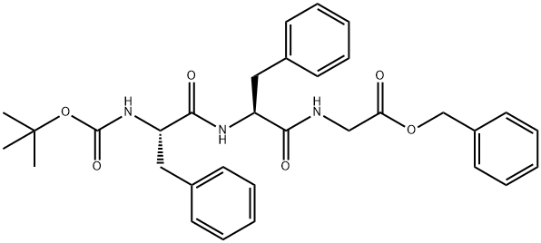 Glycine, N-[N-[N-[(1,1-dimethylethoxy)carbonyl]-L-phenylalanyl]-L-phenylalanyl]-, phenylmethyl ester (9CI)