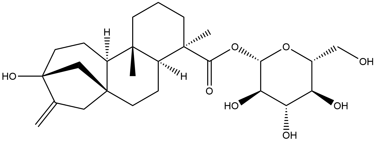 Steviol 19-glucoside Struktur