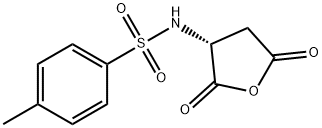 (R)-N-(2,5-Dioxotetrahydrofuran-3-yl)-4-methylbenzenesulfonamide Struktur