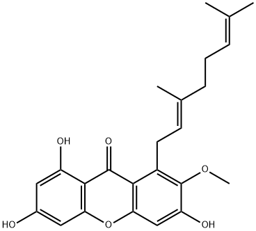 rubraxanthone Struktur