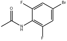 N-(4-Bromo-2,6-difluorophenyl)acetamide Struktur