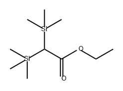 Acetic acid, 2,2-bis(trimethylsilyl)-, ethyl ester