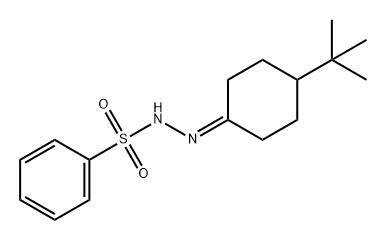 Benzenesulfonic acid, 2-[4-(1,1-dimethylethyl)cyclohexylidene]hydrazide Struktur