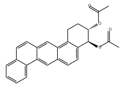 Dibenz[a,h]anthracene-3,4-diol, 1,2,3,4-tetrahydro-, diacetate, trans- (9CI)