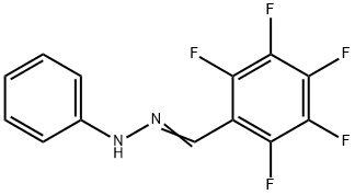 Benzaldehyde, 2,3,4,5,6-pentafluoro-, 2-phenylhydrazone Struktur