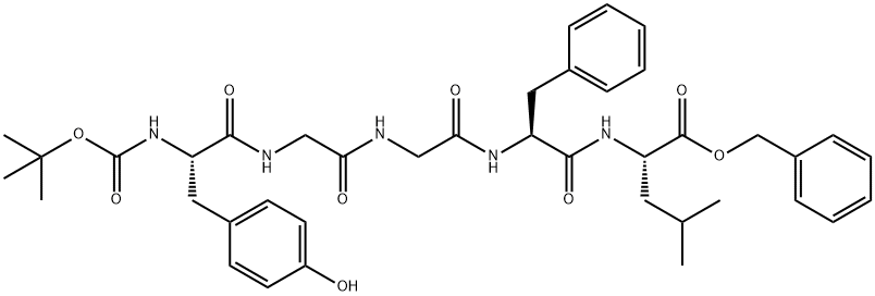 L-Leucine, N-[(1,1-dimethylethoxy)carbonyl]-L-tyrosylglycylglycyl-L-phenylalanyl-, phenylmethyl ester (9CI)