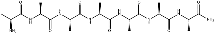 L-Alanyl-L-alanyl-L-alanyl-L-alanyl-L-alanyl-L-alanyl-L-alaninamide Struktur