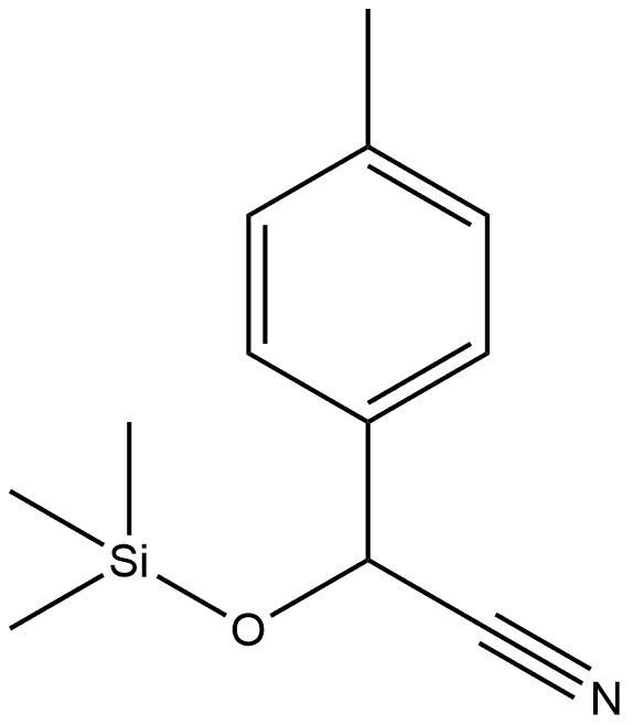 Benzeneacetonitrile, 4-methyl-α-[(trimethylsilyl)oxy]-