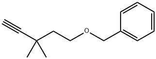 Benzene, [[(3,3-dimethyl-4-pentyn-1-yl)oxy]methyl]- Struktur