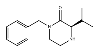 2-Piperazinone, 3-(1-methylethyl)-1-(phenylmethyl)-, (3R)-