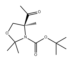 3-Oxazolidinecarboxylic acid, 4-acetyl-2,2,4-trimethyl-, 1,1-dimethylethyl ester, (4S)-