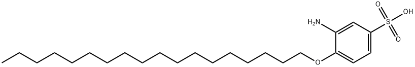 3-Amino-4-octadecyloxybenzenesulfonic acid Struktur