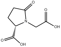 1-Pyrrolidineacetic acid, 2-carboxy-5-oxo-, (2S)- Struktur